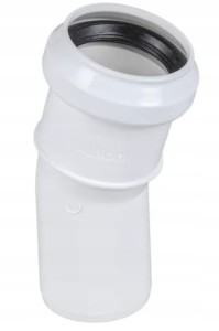 Kolano KANALIZACYJNE 32mm 30° PCV PP Złączka Łącznik Rury Odpływowe Kolanko