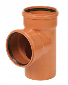 Trójnik KANALIZACYJNY 160mm 90° PP PCV Odpływowy Łącznik Rozdzielacz Odpływ
