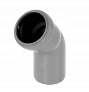 Kolano KANALIZACYJNE 50mm 67° PCV PP Złączka Łącznik Rury Odpływowe Kolanko