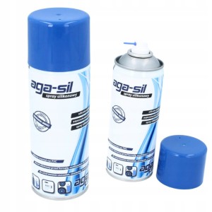 Spray silikonowy Agam 400 ml aga-sil środek poślizgowy w aerozolu smar