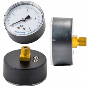 Manometr 0-16 Bar Tarczowy Techniczny 63mm Ciśnienia TYLNY do Instalacji