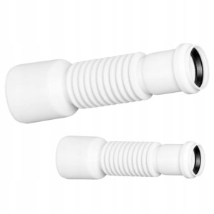 Kolano Kanalizacyjne 40x32 175mm Kolanko Złącze Harmonijkowe REDUKCYJNE