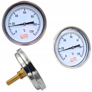Termometr tarczowy 100 mm axialny 120°C 1/2