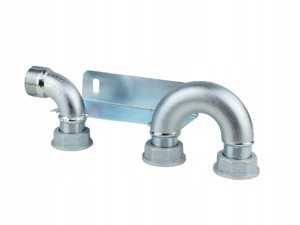 Monozłącze stelaż gazomierza 5/4 kątowy uchwyt gazomierza 130 mm