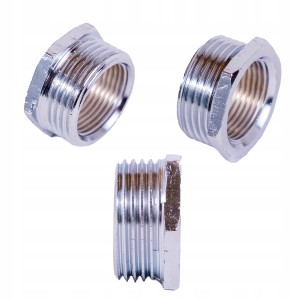 Redukcja chrom 1/2 x 3/8 chromowana