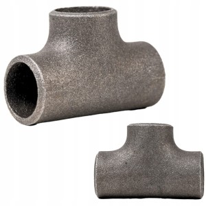 Trójnik hamburski stalowy 2 równoprzelotowy 57,0 mm trójnik do spawania