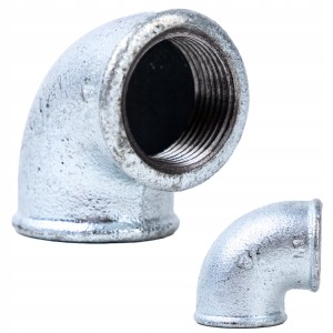 Kolano Kolanko Żeliwne Ocynkowane 5/4'' cala WZ GW/GZ DN32 SOLIDNE 90°
