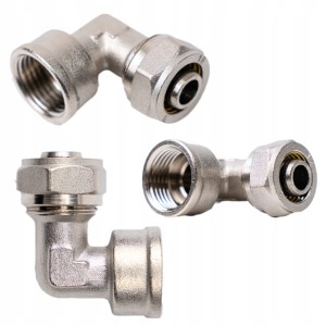 Kolano Kolanko PEX Skręcane 20x3/4 GW Alupex Instalacje CWU CO Złączka
