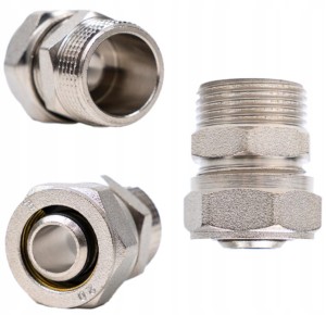 Złączka Nypel PEX 16x1/2 GZ Alupex Skręcana BEZ KALIBROWANIA Wysoka Jakość