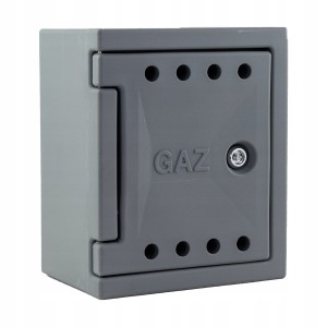 Skrzynka gazowa na zawór 250x300x170mm szara