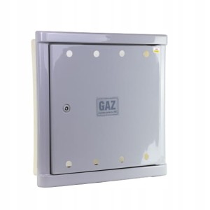 Szafka gazowa Z3 600x600x250mm podtynkowa szara